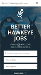 Mobile Screenshot of betterhawkeyejobs.com